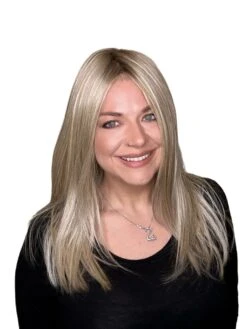 Attract Mono Wig By Ellen Wille | Double Mono Top -Envy Sales AtrractMono EW ChampagneRooted Front1