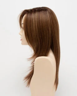 Ava Wig By Envy | Mono Part | Human Hair | Synthetic Blend -Envy Sales AveLeftSide Creamedcoffee