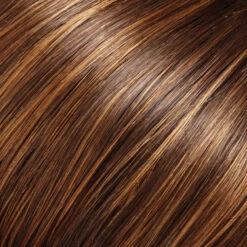 EasiPart XL Topper French 18" | Remy Human Hair -Envy Sales BROWN WITH LITE RED GOLD BLONDE HIGHLIGHTS TIPS 6F27 f871d6ec 7d69 43ad a583 0f0b9505758d