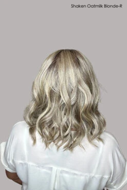 Miu Wig By BelleTress | Heat-Friendly Synthetic -Envy Sales BelletressMiuShakenOatMilkBlondeRBack
