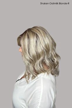 Miu Wig By BelleTress | Heat-Friendly Synthetic -Envy Sales BelletressMiuShakenOatMilkBlondeRSIDE