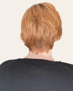 Billie Wig By Envy | Human Hair/Synthetic Blend -Envy Sales Billie Envy CreamedCoffee Back