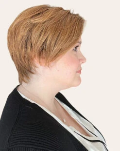 Billie Wig By Envy | Human Hair/Synthetic Blend -Envy Sales Billie Envy CreamedCoffee Right