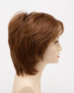 Coti Wig By Envy | Mono Top | Human Hair Blend -Envy Sales CotiRightSide CreamedCoffee
