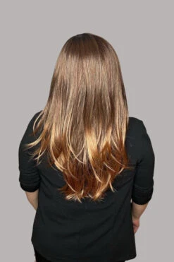 Locklan Wig By Estetica | Mono Top -Envy Sales EsteticaLocklanCopperSunsetBACK