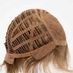 Flame Wig By Envy | Mono Crown | Human Hair | Synthetic Blend -Envy Sales FlameSide DarkBlonde