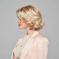 Twirl And Curl Wig By Gabor | Mono Part | Lace Front -Envy Sales GB Ecomm TwirlandCurl Model Side2