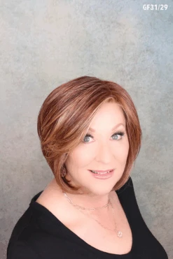 Glamorize Always Wig By Gabor | Hand-Tied Top -Envy Sales GaborGlamorizeAlwaysfrontFierycopper