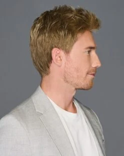 Dapper Men's Wig By HIM | Mono Crown -Envy Sales HIM Dapper Model Side2