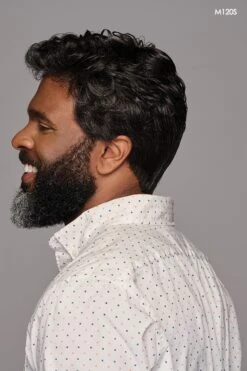 Dignified Men's Wig By HIM | Mono Top -Envy Sales HIM Dignified Model1 Side3