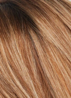 Remy Human Hair Topper 10" By Amore | Mono Top -Envy Sales Hazelnut Cream Root