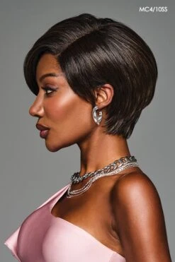 Jayla Wig By Kim Kimble | Heat-Friendly Synthetic -Envy Sales KK Jayla Model3 Side3