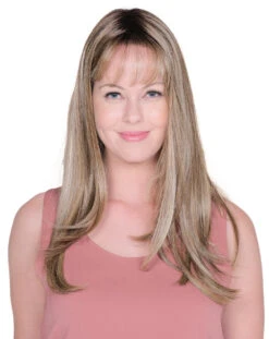 Clearance Topper | Lace Front Mono Top Bangs 19 Topper By BelleTress | Mono Part