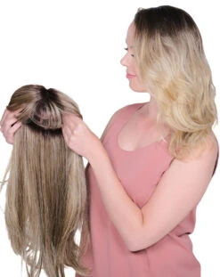 Clearance Topper | Lace Front Mono Top Bangs 19 Topper By BelleTress | Mono Part -Envy Sales LACEFRONTMONOTOPBANGS19 brownsugarsweetcream4 61db377b 93bb 4b03 a8ac 95d26b50ccf5