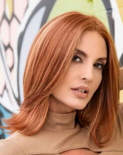 Lisa Wig By Envy | Human Hair/Synthetic Blend -Envy Sales Lisa LighterRed 6593 a8095011 2aa1 4376 9d2d 87f1bddb8894