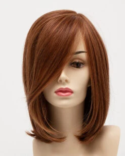 Lynsey Wig By Envy | Mono Top | Human Hair | Synthetic Blend -Envy Sales LynseyFront LighterRed