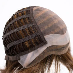 Paula Wig By Envy | Human Hair/Synthetic Blend -Envy Sales Paula Side ChocolateCaramel