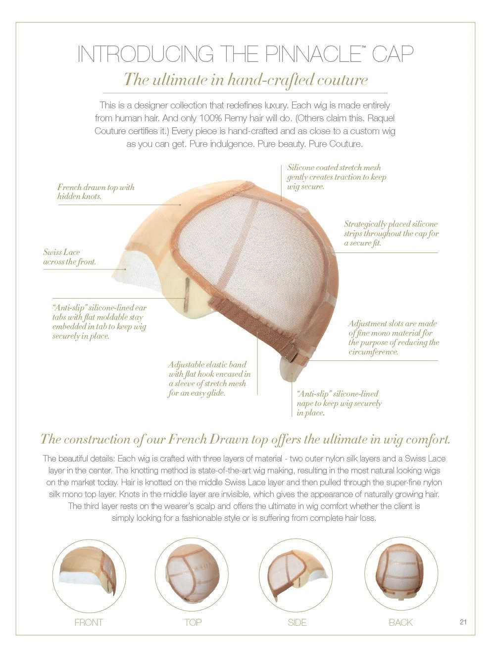 Glamour And More Wig By Raquel Welch | Double Mono Top 8 Glamour And More Wig By Raquel Welch | Double Mono Top - Image 8