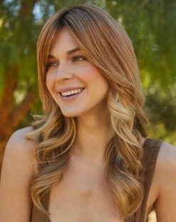 Remy Human Hair Topper 10" By Amore | Mono Top -Envy Sales RemyTP10HazenutCreamRoot10