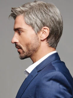 Reserved Men's Wig By HIM | Mono Crown -Envy Sales Reseved Side 1