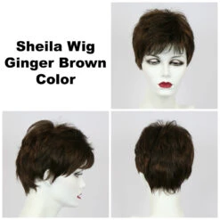 Sheila Petite Wig By Godiva's Secret Wigs -Envy Sales Sheila Ginger Brown 36907.1458852619.1280.1280
