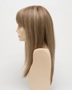 Taryn Wig By Envy| Mono Top | Human Hair | Synthetic Blend -Envy Sales TarynLeftSide GingerCream