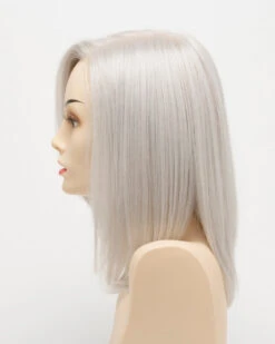 Zoey Wig By Envy | Mono Top | Human Hair | Synthetic Blend -Envy Sales ZoeyLeftSide LightGrey