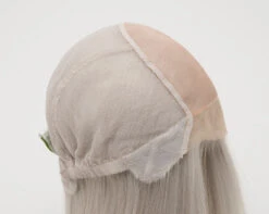 Zoey Wig By Envy | Mono Top | Human Hair | Synthetic Blend -Envy Sales ZoeySide LightGrey