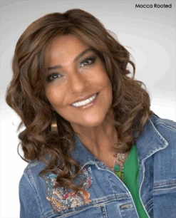 Heaven Wig By Ellen Wille | Heat-Friendly Synthetic -Envy Sales cEWHeavenMoccaRootedFront2