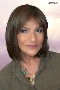 Whisper Wig By Toni Brattin | Heat-Friendly Synthetic | Large Cap -Envy Sales cTBWHISPERLightBrownFront2 85da90ee 6213 43fb 8496 d445863980b6