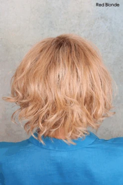 Trendy Wig By Toni Brattin | Heat-Friendly Synthetic -Envy Sales cTrendyRedBlondeTBback