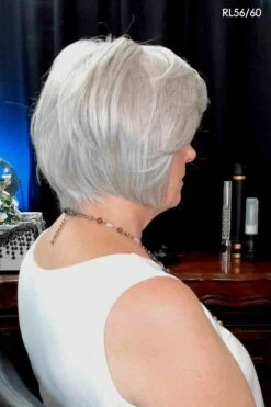 Born To Shine Wig By Raquel Welch | Heat-Friendly Synthetic -Envy Sales cborntoshinesilverback2