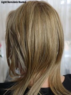 Couture By Ellen Wille | Heat-Friendly Synthetic Topper -Envy Sales couturetopperbackltbernsteinrootedcopy