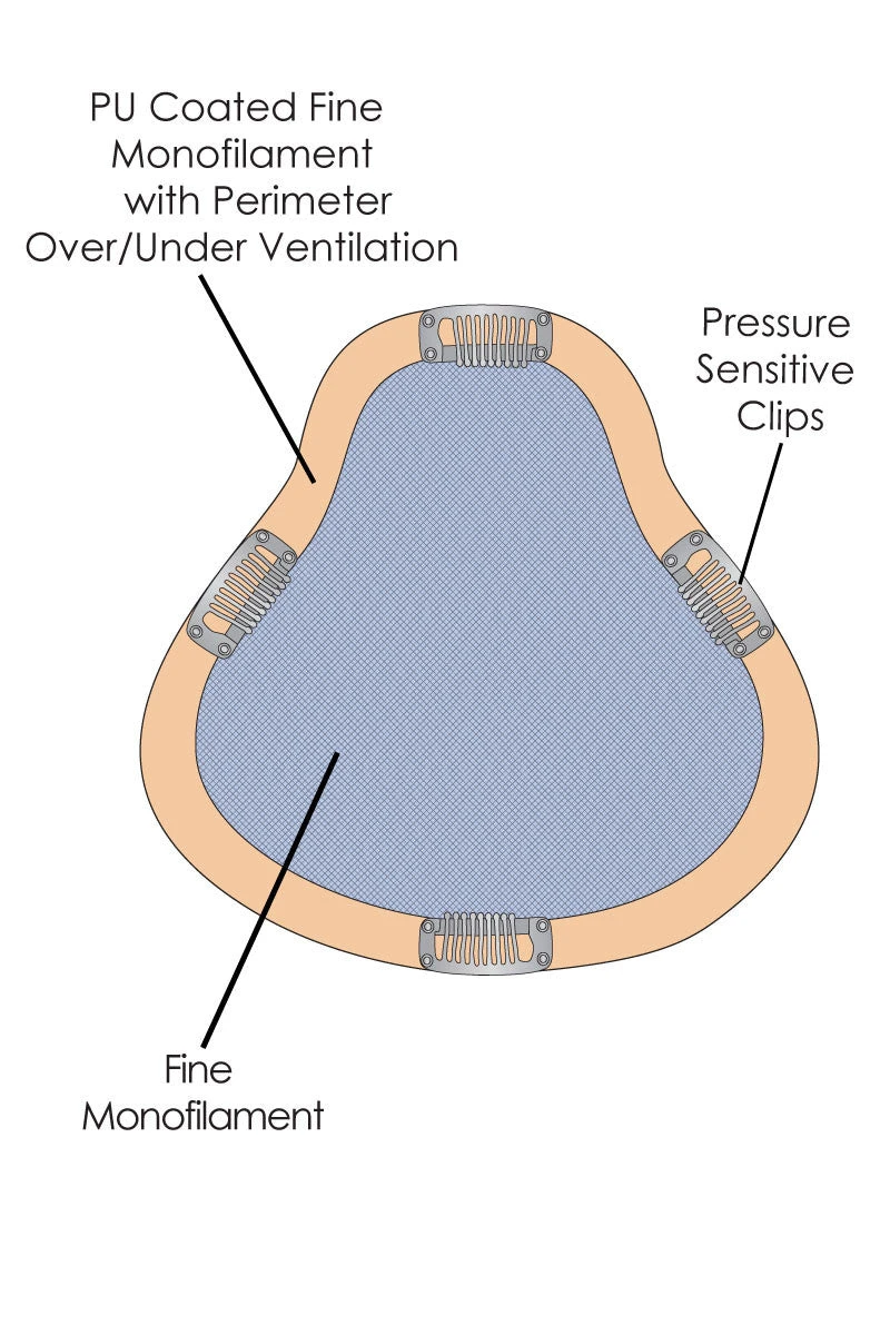 EasiPart XL Topper 18" | Remy Human Hair | Renau Exclusive 9 EasiPart XL Topper 18" | Remy Human Hair | Renau Exclusive - Image 9