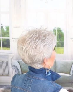 Dot Wig By Ellen Wille L Mono Crown -Envy Sales ewdotsilvergreymix9