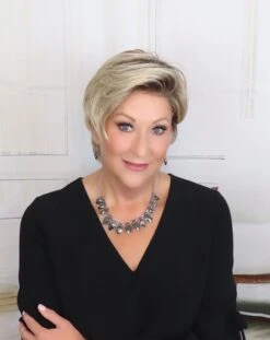 Satin Wig By Ellen Wille | Double Mono Top -Envy Sales satin2